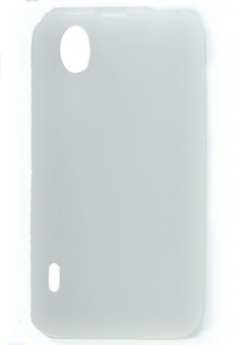 Силикон LG Optimus Black/P970 матовый бело-прозрачный