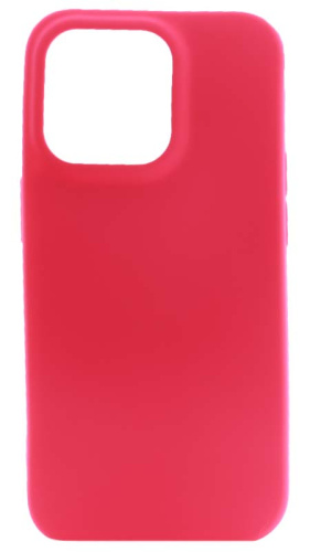 Силиконовый чехол для Apple iPhone 14 Pro Soft неоновый розовый