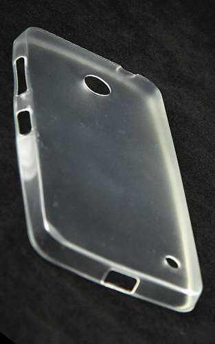 Силиконовый чехол для Nokia 630 Dual Sim 0,5 mm глянцевый, в техпаке (прозрачно-белый)