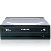 Привод DVD+/-RW Samsung SH-S224BB/BEBE SATA черный