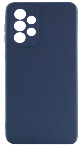 Силиконовый чехол для Samsung Galaxy A33/A335 матовый синий