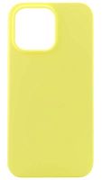 Силиконовый чехол Soft Touch для Apple iPhone 14 Pro без лого желтый