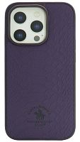 Силиконовый чехол Santa Barbara для Apple iPhone 14 Pro Knight фиолетовый