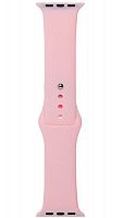 Ремешок на руку для Apple Watch 38-40mm силиконовый Sport Band розовый