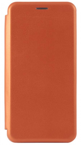 Чехол-книга OPEN COLOR для Xiaomi Redmi Note 10 Pro оранжевый