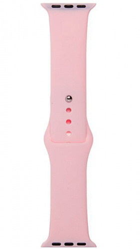 Ремешок на руку для Apple Watch 38-40mm силиконовый Sport Band розовый