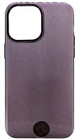 Силиконовый чехол  для Apple iPhone 14 Pro Max MetalRing фиолетовый