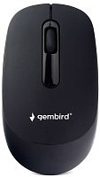 Мышь беспров. Gembird MUSW-365, 2.4ГГц, черн, soft touch, 3кн, 1000DPI