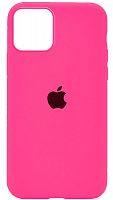 Задняя накладка Soft Touch для Apple Iphone 12/12 Pro неоновый розовый