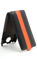 Чехол-книжка Armor Case HTC One X black/orange
