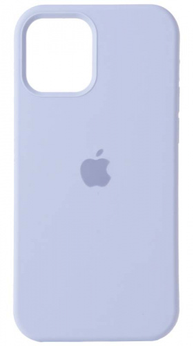Задняя накладка Soft Touch для Apple Iphone 12/12 Pro светло-голубой
