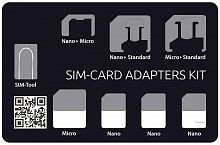 Комплект адаптеров SIM-карт с держателем Olmio
