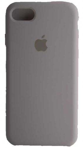 Задняя накладка Soft Touch для Apple iPhone 7/8 светло-серый