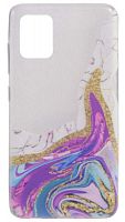 Силиконовый чехол для Samsung Galaxy A51/A515 Gresso Агат фиолетовый