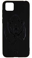 Силиконовый чехол для Huawei Honor 9S black Медведь