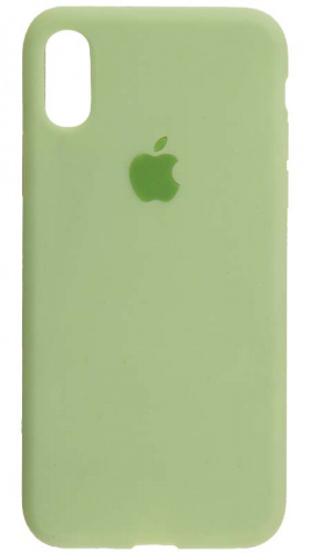 Силиконовый чехол Soft Touch для Apple iPhone X  зелёный