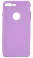 Силиконовый чехол для Apple iPhone 7 Plus с вырезом ультратонкий фиолетовый