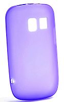 Силикон Nokia Asha 302 матовый фиолетовый