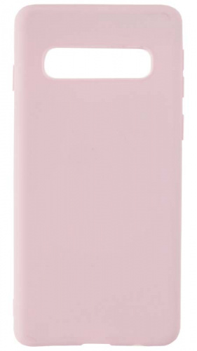 Силиконовый чехол для Samsung Galaxy S10/G973 бледно-розовый