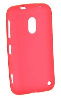 Силикон Nokia Lumia 620 матовый красный