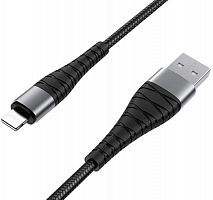 Кабель USB - lightning Borofone BX32 Munificent 1м черный