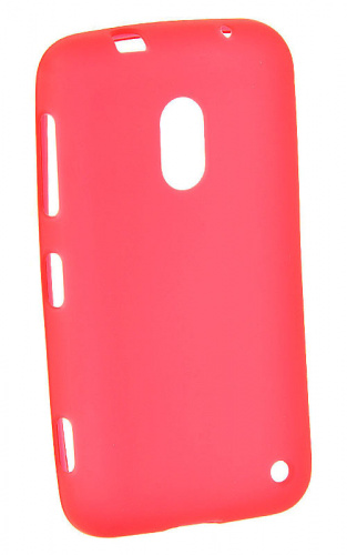 Силикон Nokia Lumia 620 матовый красный