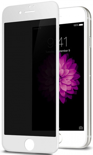 Противоударное стекло для Apple iPhone 7 Plus/8 Plus конфиденциальное белый