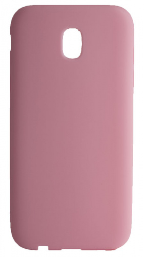 Силиконовый чехол для Samsung Galaxy J530/J5 (2017) матовый розовый