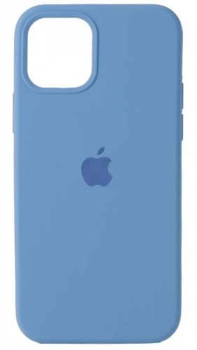 Задняя накладка Soft Touch для Apple Iphone 12/12 Pro небесно-синий