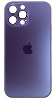 Силиконовый чехол для Apple iPhone 13 Pro Max AG Glass матовое стекло фиолетовый