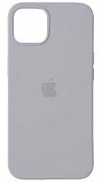 Задняя накладка Soft Touch для Apple Iphone 13 платиновый серый