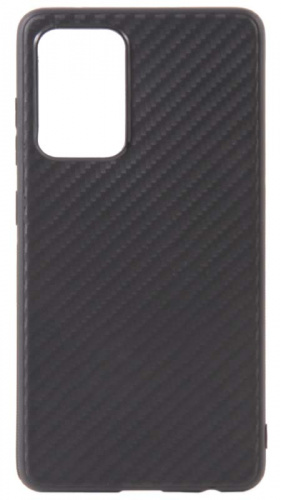 Силиконовый чехол для Samsung Galaxy A52/A525 карбон черный