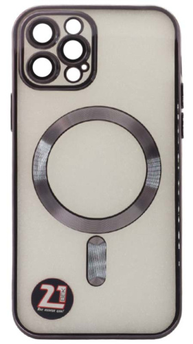 Силиконовый чехол Anyland для Apple iPhone 12 Pro magsafe черный