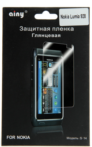 Плёнка на дисплей Ainy для Nokia 928 (глянцевая)