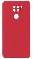 Силиконовый чехол Soft Touch для Xiaomi Redmi Note 9 красный