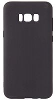 Силиконовый чехол для Samsung Galaxy S8 Plus/G955 матовый чёрный