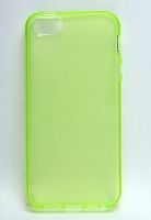 Накладка силиконовая для iPhone 5 матовая  зеленая