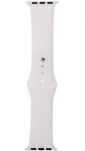 Ремешок на руку для Apple Watch 42-44mm силиконовый Sport Band белый
