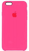 Задняя накладка Soft Touch для Apple iPhone 6/6S неоновый розовый