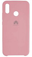 Задняя накладка Soft Touch для Huawei P20 Lite розовый