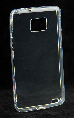 Силиконовый чехол для Samsung i9100 Galaxy S2 супер прозрачный в тех/уп