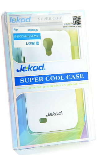 Задняя накладка Jekod для Samsung GT-I9190 Galaxy S4 Mini (белая)