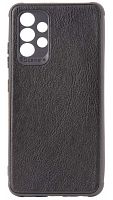 Силиконовый чехол для Samsung Galaxy A32/A325 с защитой камеры кожа черный