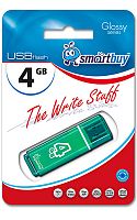 4GB флэш драйв Smart Buy Glossy series, зеленый