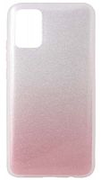 Силиконовый чехол Glamour для Samsung Galaxy A02S градиент розовый