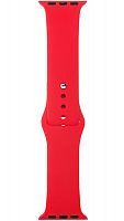 Ремешок на руку для Apple Watch 38-40mm силиконовый Sport Band красный