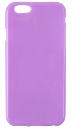 Силиконовый чехол для Apple iPhone 6/6S глянцевый фиолетовый