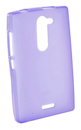 Силиконовый чехол для Nokia 502 Dual Sim матовый техпак (фиолетовый)
