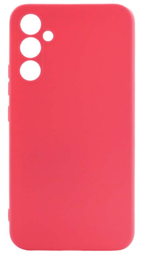 Силиконовый чехол для Samsung Galaxy A34/A346 матовый неоновый розовый