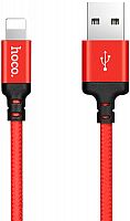 Кабель USB - 8 pin HOCO X14 2 м красно-черный